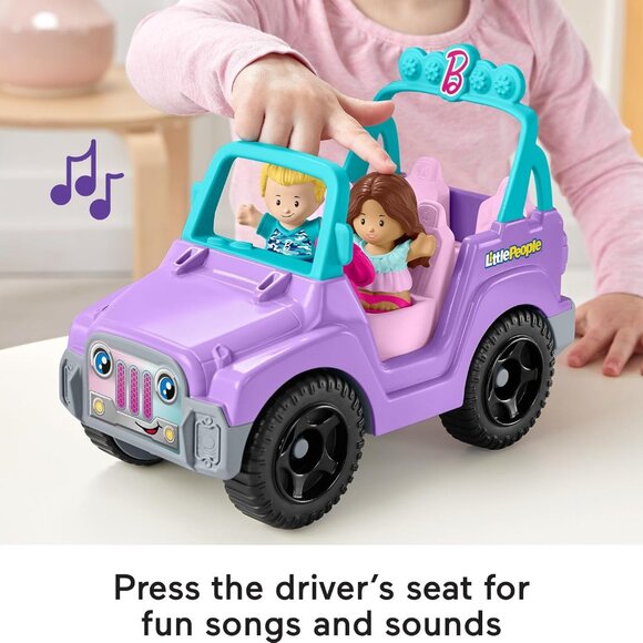 Fisher-Price Little People Barbie Toddler Beach Cruiser w/ Music🆕SHIPS FAST💨🚚 - Picture 13 of 16